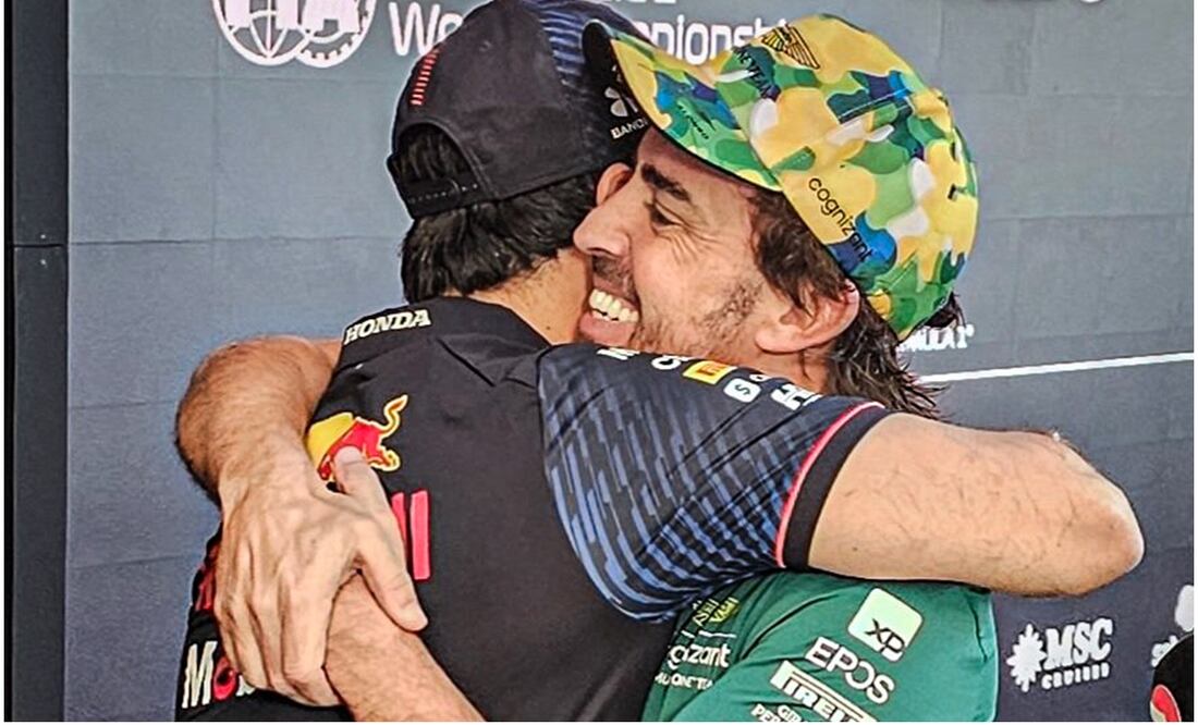 Checo Pérez y Fernando Alonso dejaron su intensa rivalidad en la pista - Especial