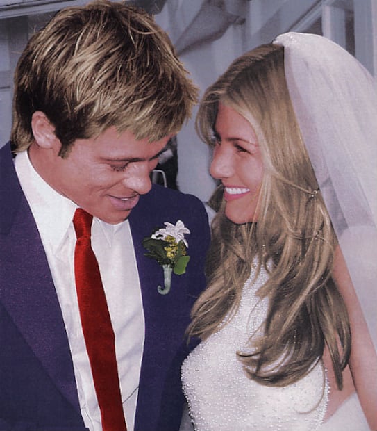 Brad y Jennifer, la boda más romántica de Hollywood 