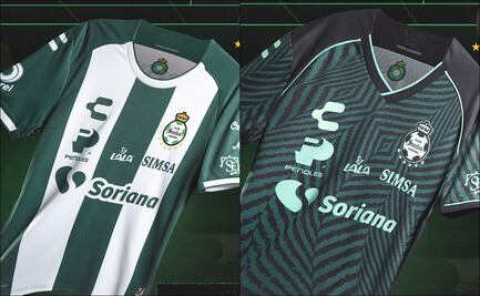 Santos Laguna rompe con lo tradicional y presenta su nueva playera con rayas verticales