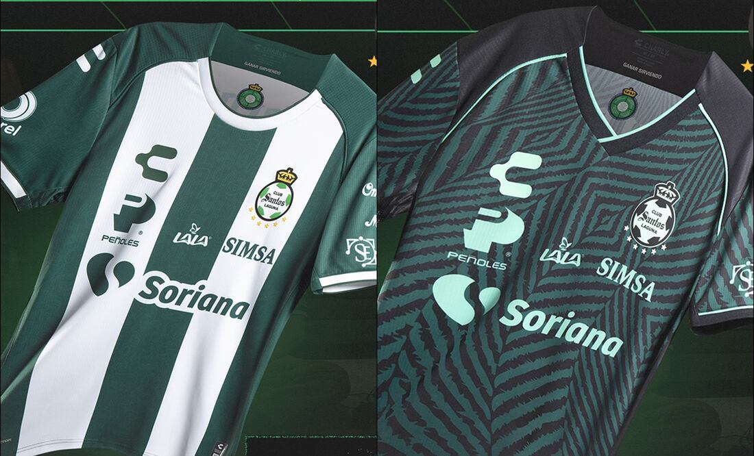 Estas son las playeras de Santos para el Apertura 2024. FOTOS: Especiales