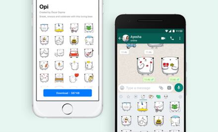 WhatsApp añade nuevos stickers en iOS y Android