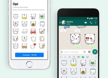 WhatsApp añade nuevos stickers en iOS y Android