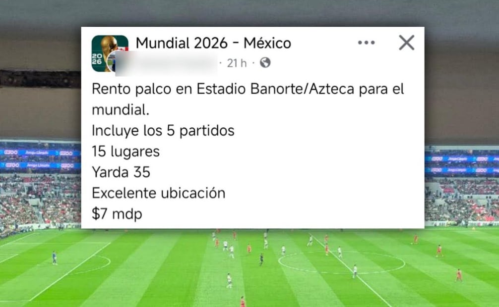 Rentan palco del Estadio Banorte en 7 millones de pesos Foto: Especial