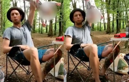 Detienen a influencer por columpiar a su bebé de una pierna