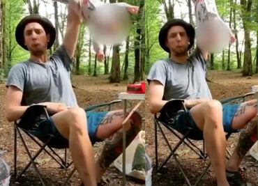 Detienen a influencer por columpiar a su bebé de una pierna