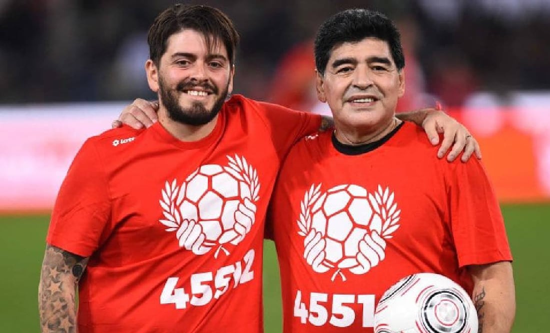 El hijo de Maradona realizó una controvertida declaración sobre la muerte de su padre. Foto: Especial