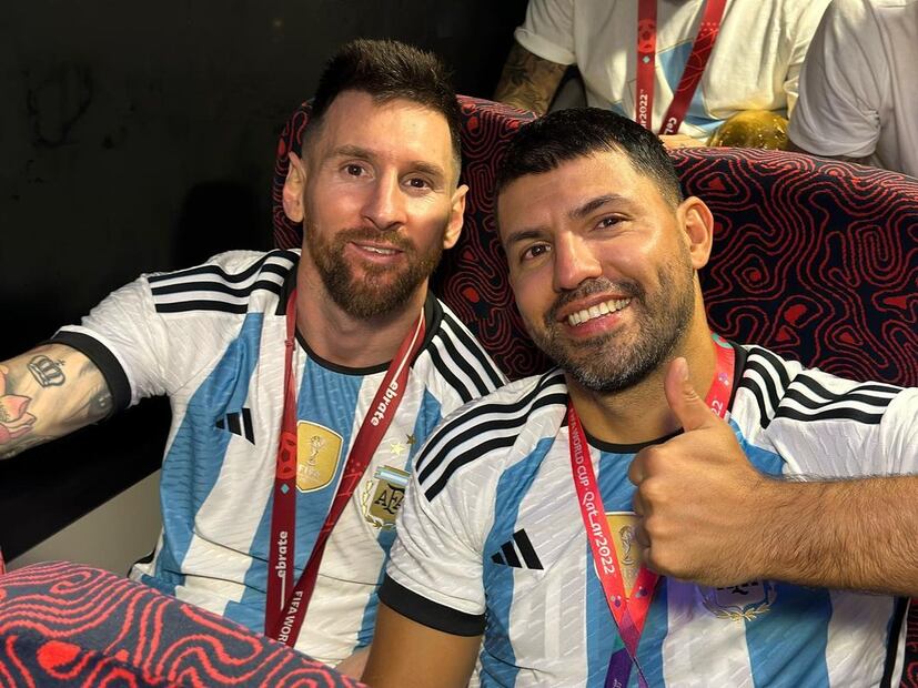 Messi será el nuevo socio del Kun Agüero. Fuente: Instagram @Kunaguero
