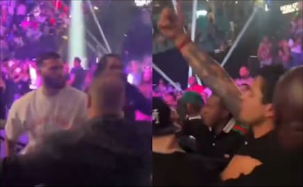 Ryan García y Caleb Plant se fueron a los golpes en las tribunas de la Arena MGM de Las Vegas