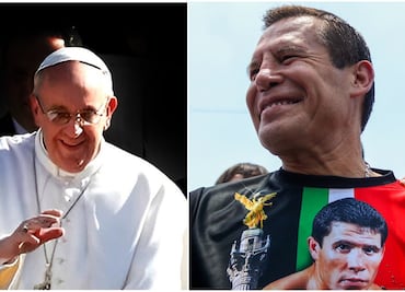 Julio César Chávez y la frase con la que hizo reír al papa Francisco