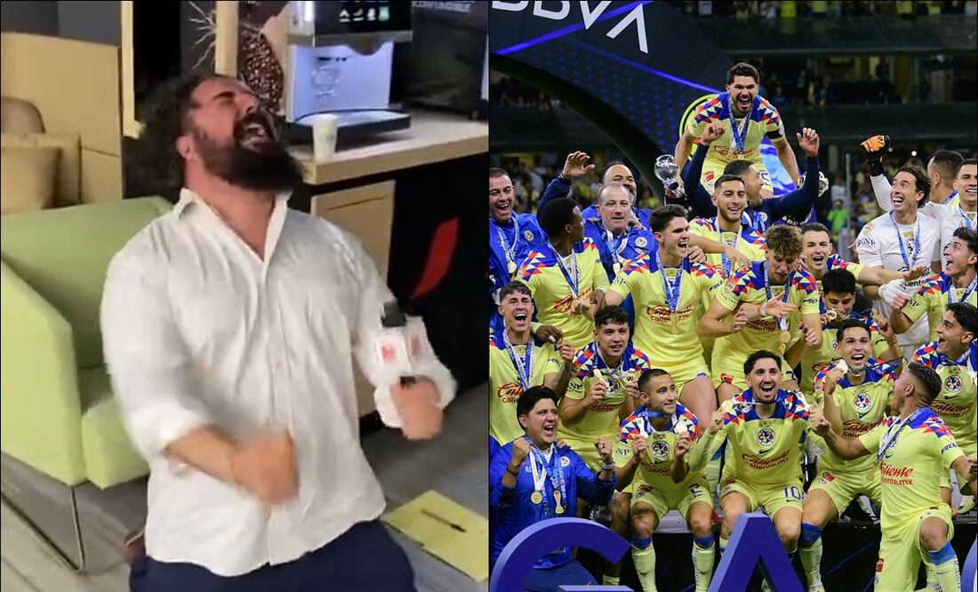 Álvaro Morales estalló en júbilo tras el Bicampeonato del América. FOTOS: Captura / Imago7