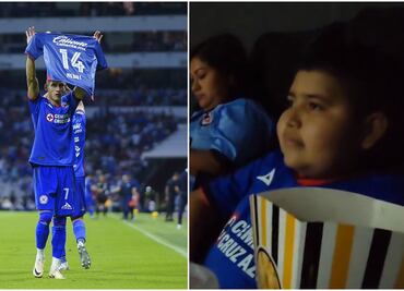 Así vio José Armando, niño con cáncer, la victoria de su Cruz Azul ante Chivas