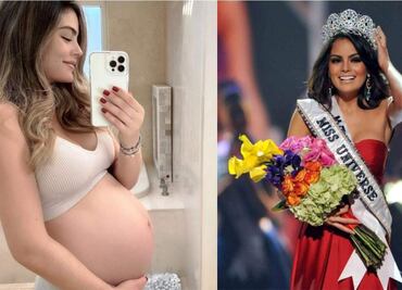 Ximena Navarrete presume fotos de su pancita de 35 semanas de embarazo