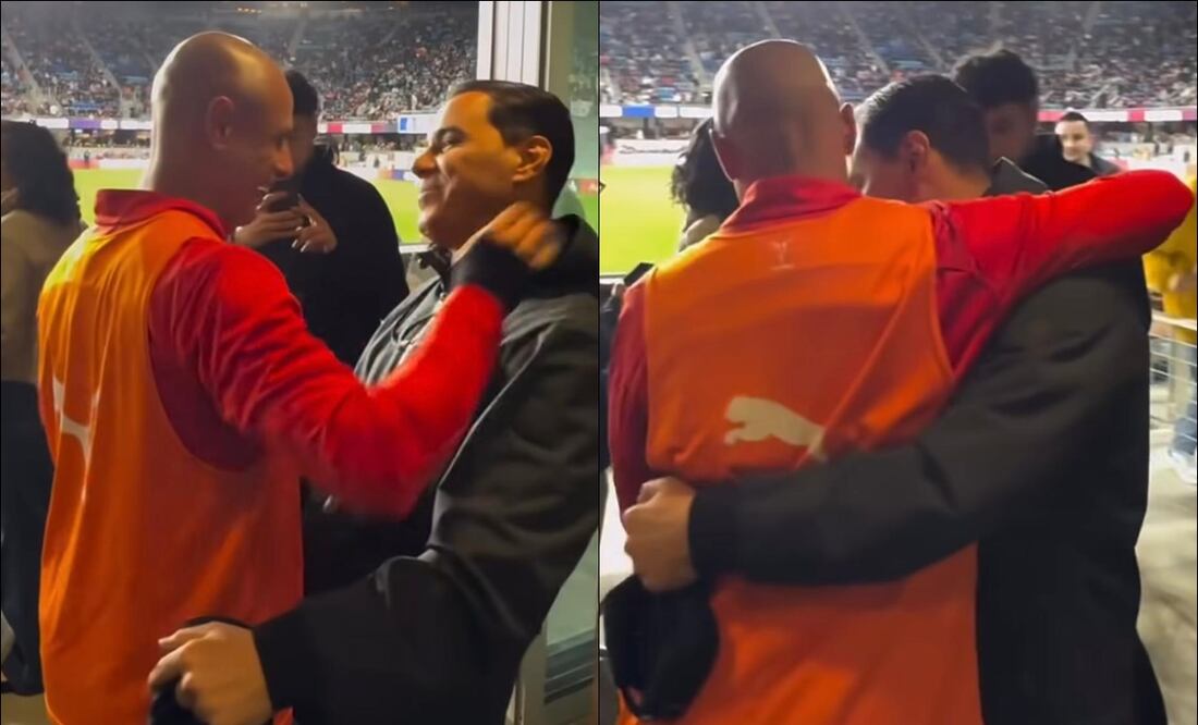 Chicharito Hernández presumió emotivo reencuentro con Omar Bravo y lo reconoció como su ídolo / FOTOS: Captura de Pantalla