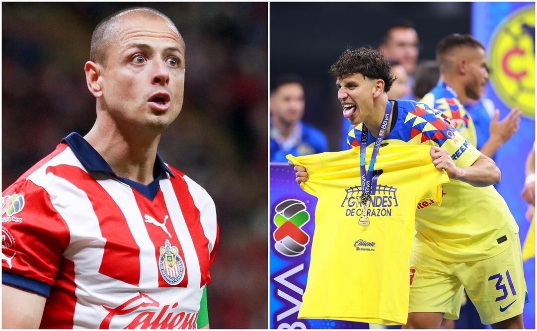 Javier 'Chicharito' Hernández con Chivas e Igor Lichnosky feliz con playera del América / FOTO: Imago7