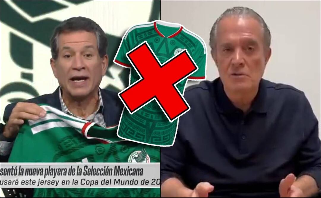 Javier Alarcón y Raúl Orvañanos lanzaron criticas en contra de la nueva playera de la Selección Mexicana. FOTOS: Capturas