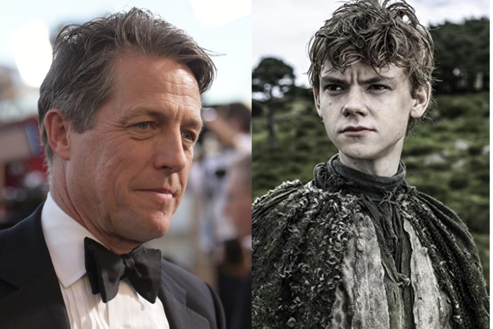 Thomas ha aparecido en series como “Game of Thrones” y en la cinta “Love Actually”, pero pocos imaginarían que su tío tercero es Hugh Grant, la estrella de “Bridget Jones”. (Foto: Richard Shotwell/Invision/AP y Helen Sloan/HBO)