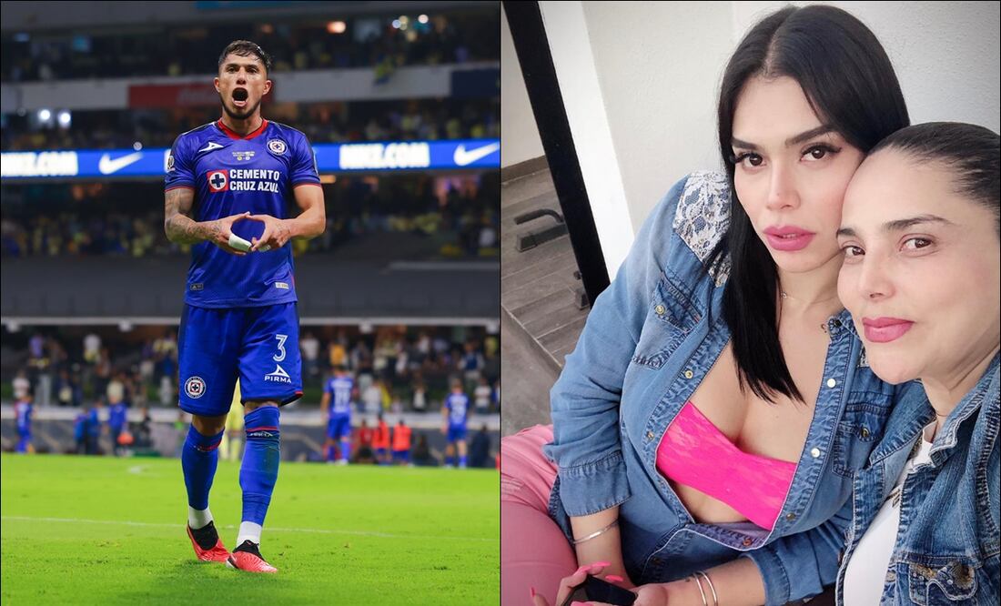 Carlos Salcedo, su hermana Paola y su madre María Isabel. FOTOS: Imago7 / @isabellahn8