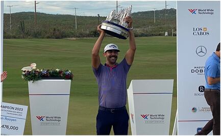 Erik van Rooyen se corona en el World Wide Technology Championship en Los Cabos