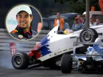 'Checo' Pérez y el accidente que casi termina en tragedia durante una carrera en su juventud