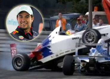 'Checo' Pérez y el accidente que casi termina en tragedia durante una carrera en su juventud