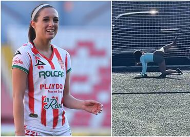 VIDEO: Exjugadora de la Liga MX Femenil cautiva con su festejo a lo Cuauhtémoc Blanco