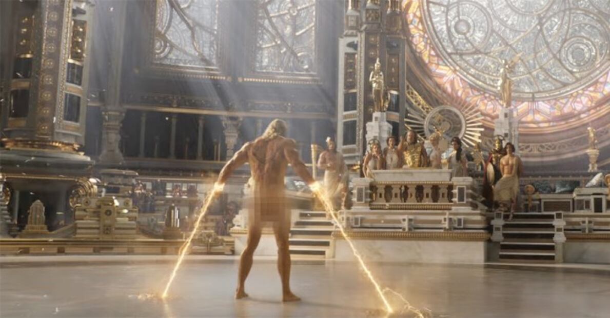 Desnudo en “Thor: Love and Thunder” fue un sueño para Chris Hemsworth