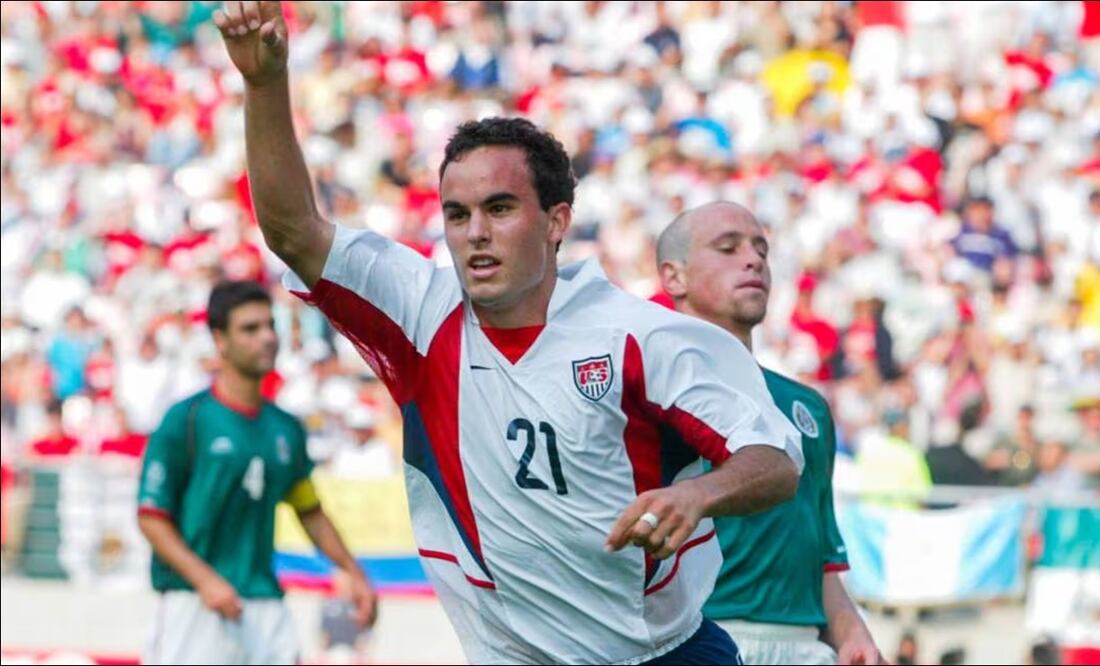 Landon Donovan anota el 2-0 de Estados Unidos sobre México en Corea-Japón 2002 / Foto: Especiales