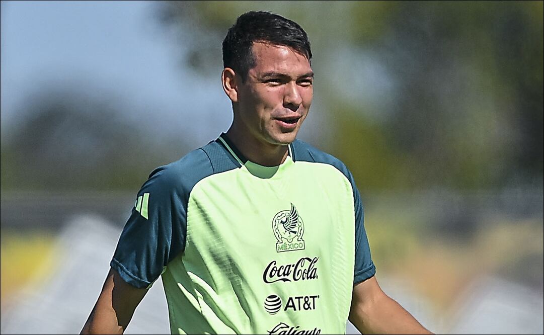 Hirving Lozano en un entrenamiento de la Selección Mexicana. FOTO: Imago7