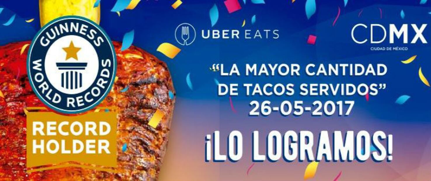Los tacos al pastor tienen un récord Guinness 