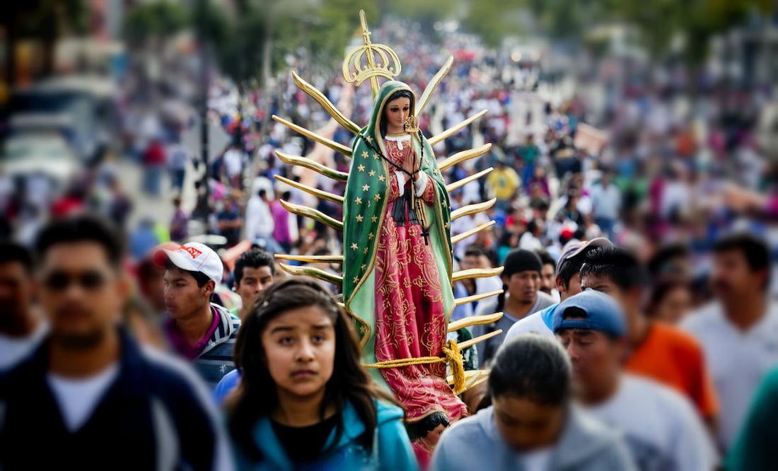 Peregrinación a la Basílica de Guadalupe. Foto: El Universal