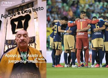 Don Beto recibió infinidad de insultos por pedir dinero para ir a todos los partidos de los Pumas