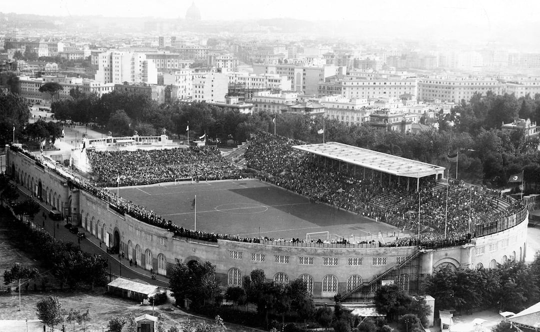 Estadio de Roma en la Copa del Mundo de Italia de 1934 - Foto: @FIFAMuseum en X