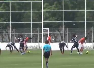 Jugador de Rayados Sub 23 lanzó el zapato de un rival en una actitud antideportiva