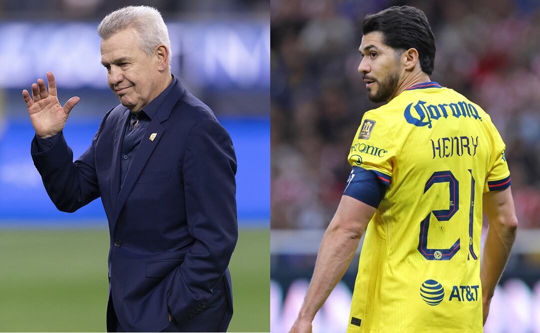 Javier Aguirre y Henry Martín - Fotos: Imago7