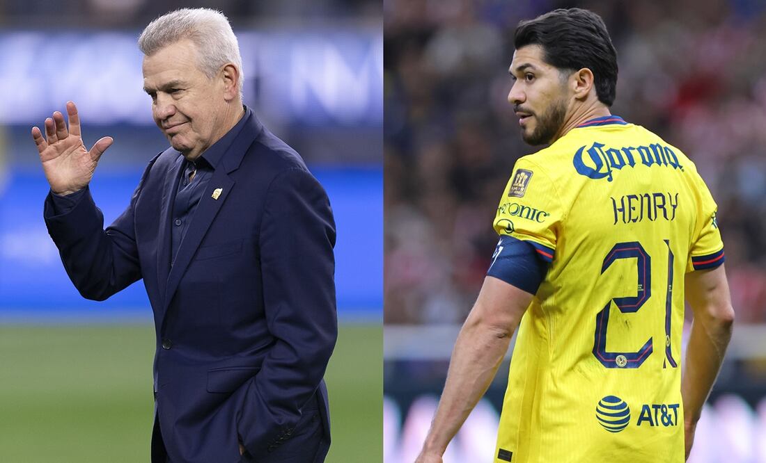 Javier Aguirre y Henry Martín - Fotos: Imago7