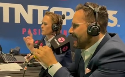 Marion Reimers insultó a compañero en transmisión de TNT Sports: "Tienes columna vertebral de lombriz"