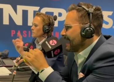 Marion Reimers insultó a compañero en transmisión de TNT Sports: "Tienes columna vertebral de lombriz"