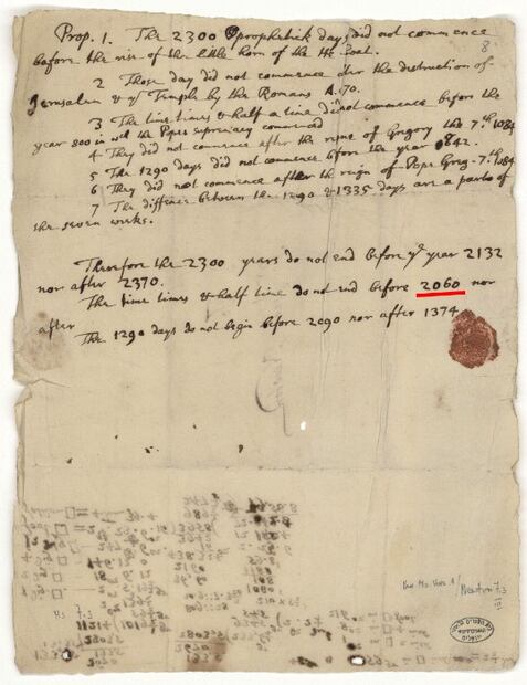 Esta es la profecía de Isaac Newton sobre el fin del mundo