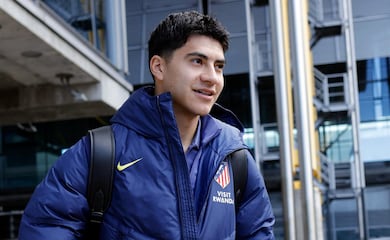 Obed Vargas podría debutar HOY con el Atlético de Madrid en Copa del Rey