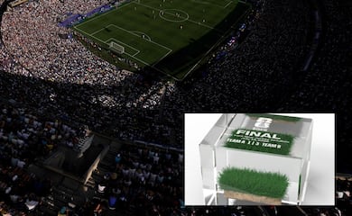 FIFA vende en pedazos de colección el césped del estadio donde se jugará la final del Mundial