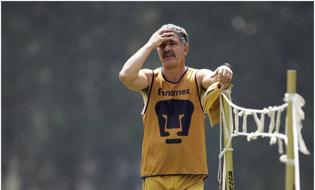 Ricardo 'Tuca' Ferretti con Pumas / FOTO: Interna El Universal