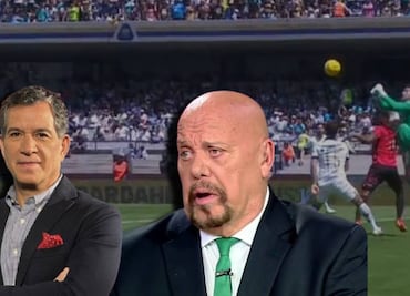 Javier Alarcón y 'Perro' Bermúdez se calentaron por penalti marcado a Pumas