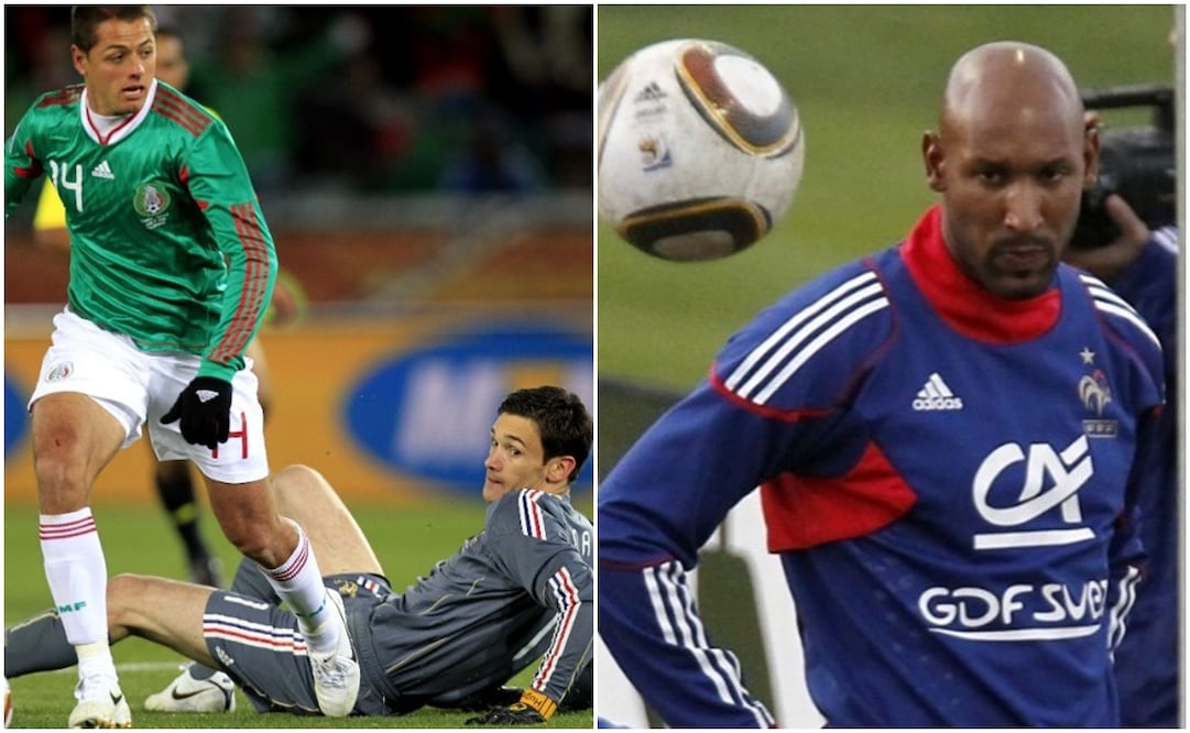 Francia explotó con Anelka durante el partido contra México en Sudáfrica 2010 Foto: Especiales