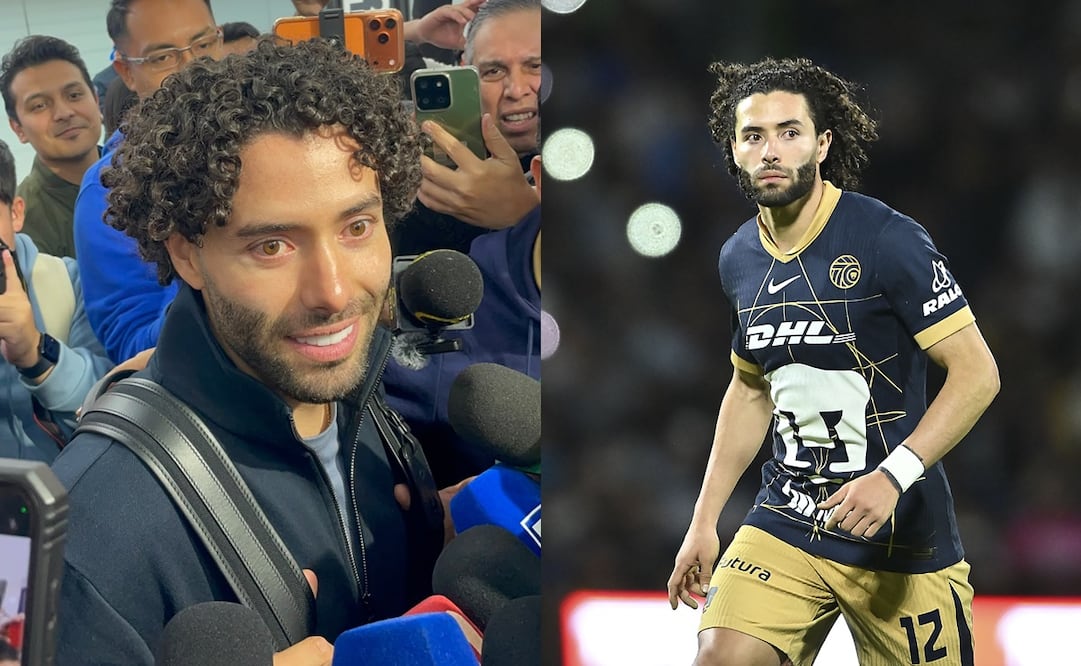 César "Chino" Huerta aterriza en la CDMX para vivir su segunda etapa con Pumas - Fotos: Miguel Flores/ EL UNIVERSAL e Imago7