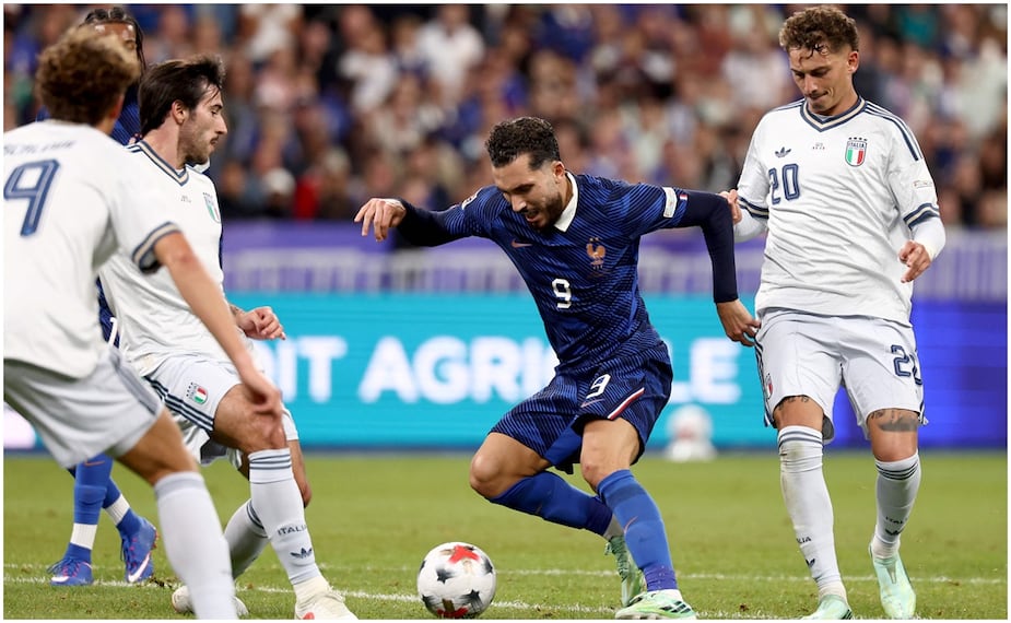 Francia vs Italia Foto: AFP
