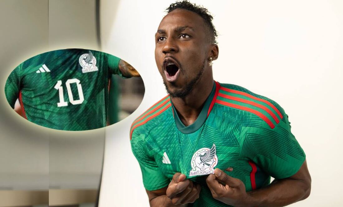 Julián Quiñones debutarían en Selección Mexicana portando el dorsal '10'.