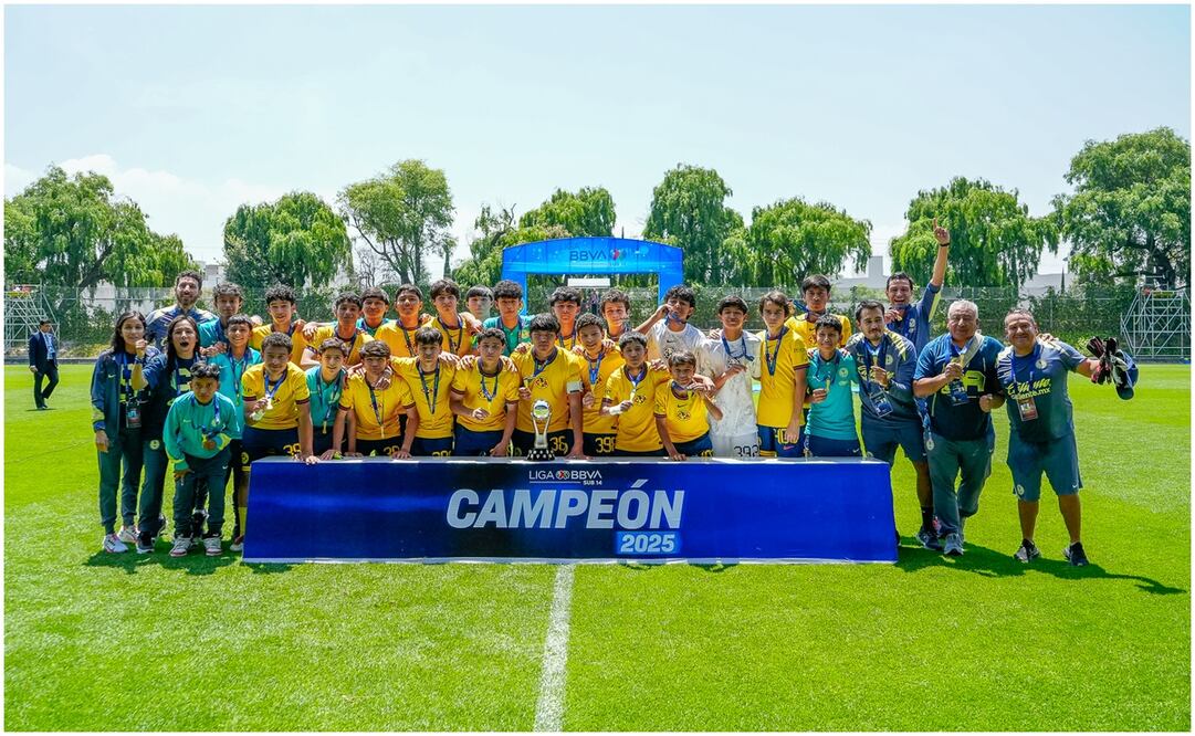 América campeón sub 14 Foto: Liga BBVA MX