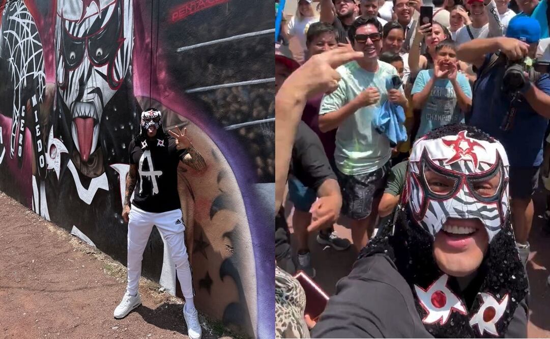 El luchador mexicano convocó a colonos para enviarle un mensaje directo a su rival | FOTO: Especial