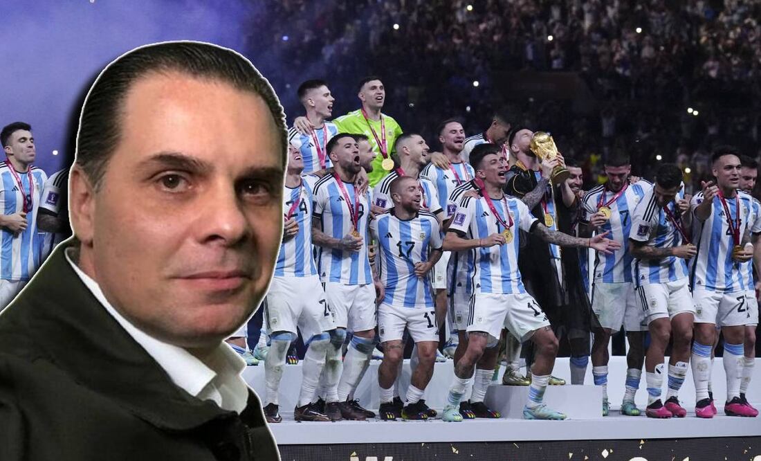 Christian Martinoli defendió a Argentina de los críticos que reclaman que le regalaron el Mundial de Qatar 2022. Foto: Especial