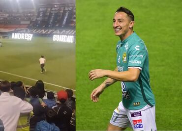 VIDEO: Aficionado "burla" la seguridad de León para tomarse una foto con Andrés Guardado